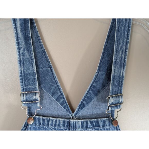 Round House Carpenter Bib Overalls Button Fly Made in USA Blue Men's Size 52 - Picture 5 of 16